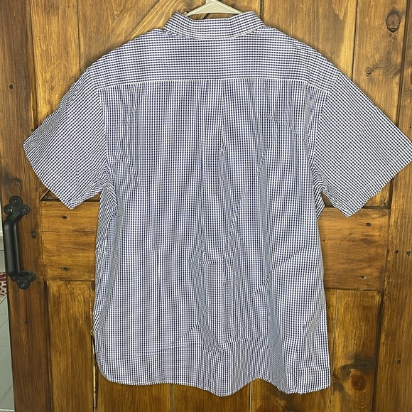 Izod Mens Button Down Blue Plaid XL - Picture 2 of 6